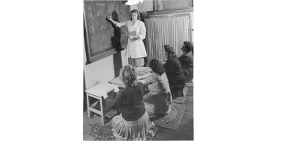 Volunteers in a midwifery ward