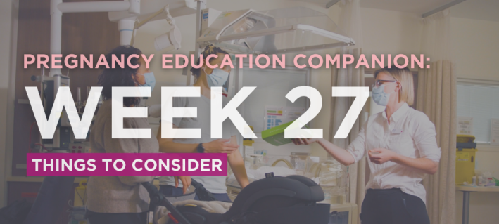 Pregnancy Education Companion: week 27