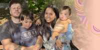 Noela and her partner Joshua received maternity care through the Baggarrook program. 